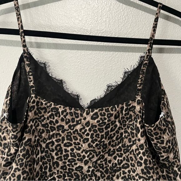 GUESS-Flowy Animal print Tank Top Size S - Picture 3 of 4
